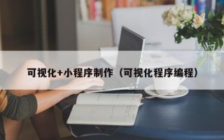 临清可视化+小程序制作（可视化程序编程）